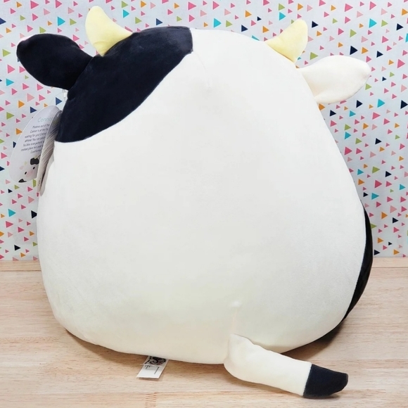 Squishmallow Connor the Cow 16" Farm Pal Squad Ultrasoft Stuffed Toy Plush NWT - Picture 4 of 12